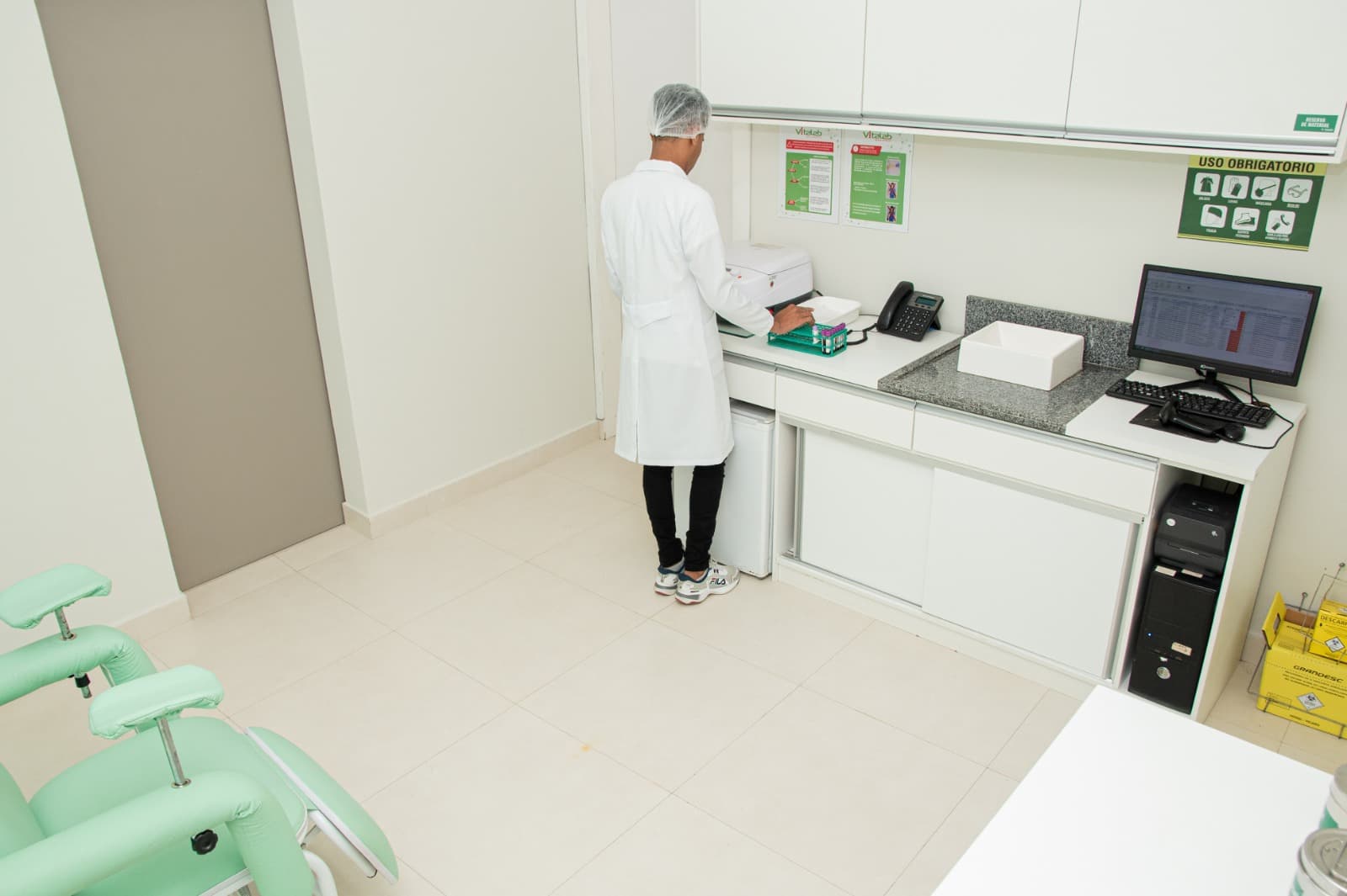 Equipamentos da clínica